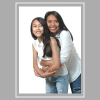 Mother and daughter photograph